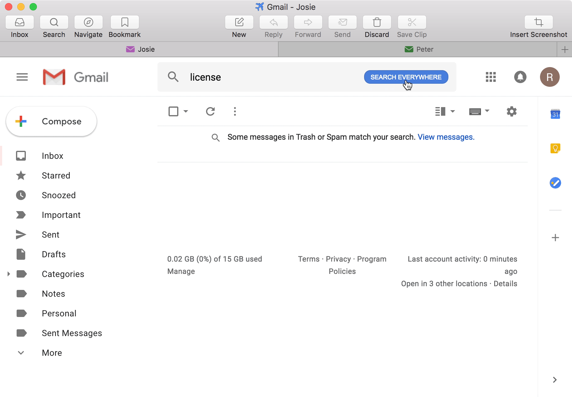 new gmails create a document for each email i open on my mac